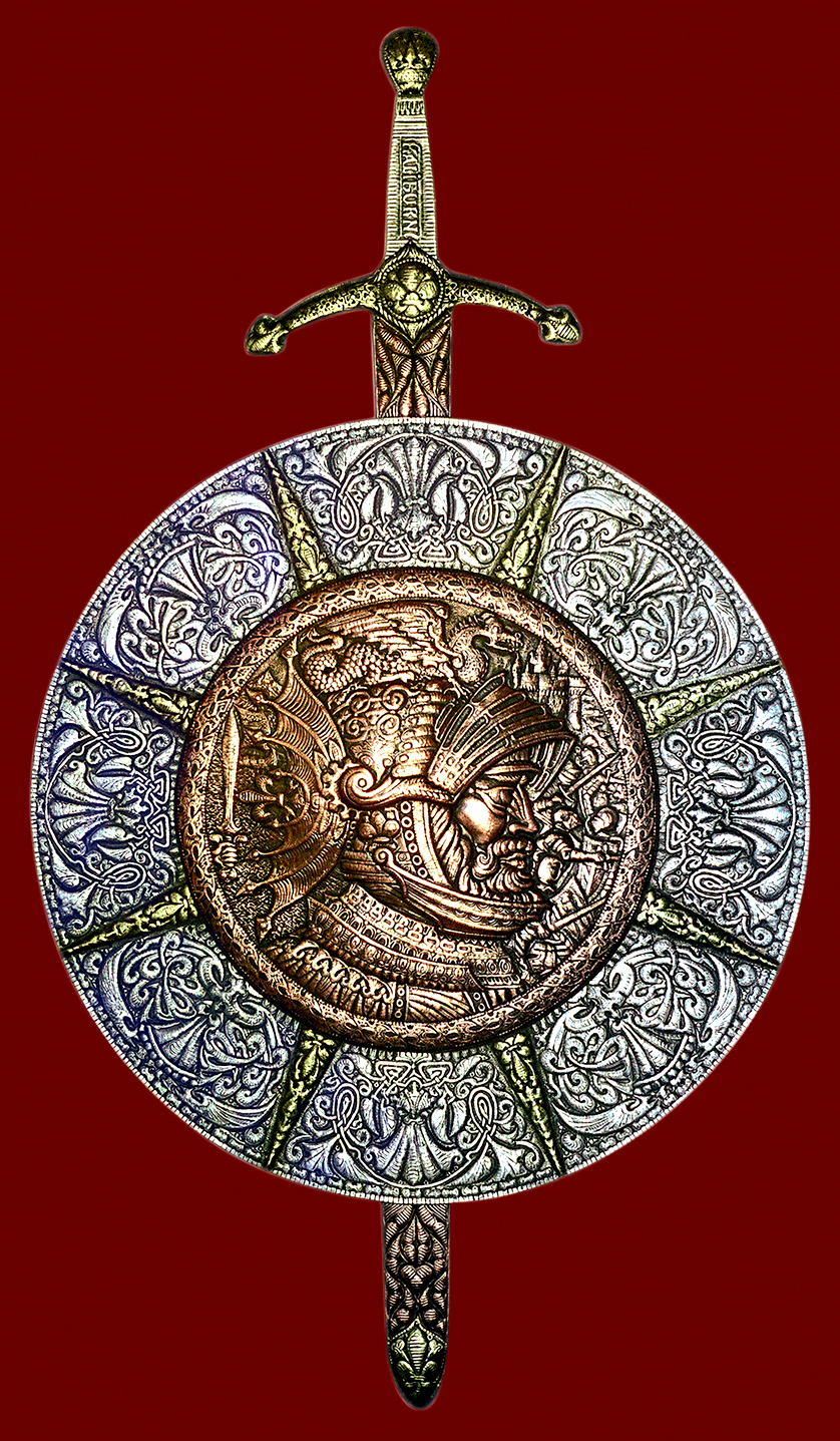 Виктор Морозов — Король Артур  (щит с мечом) 2000 г.