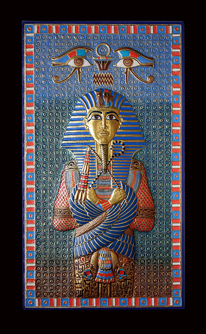 Виктор Морозов — Фараон Тутанхамон (панно) 2011 г